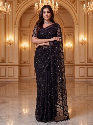 Intricately bidds sari - bidds,