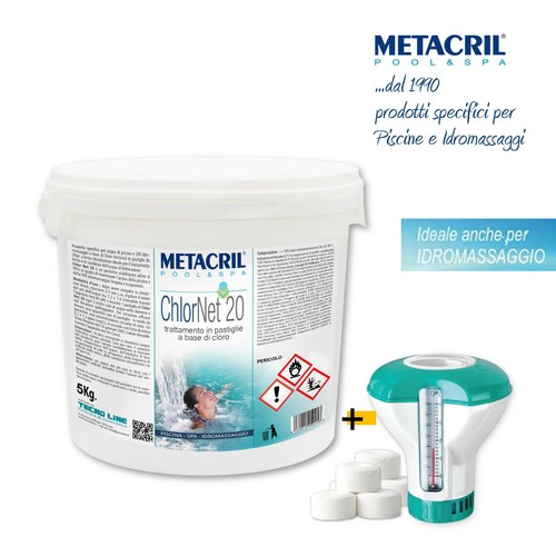 Chlor net 5kg dosatore - 20, +