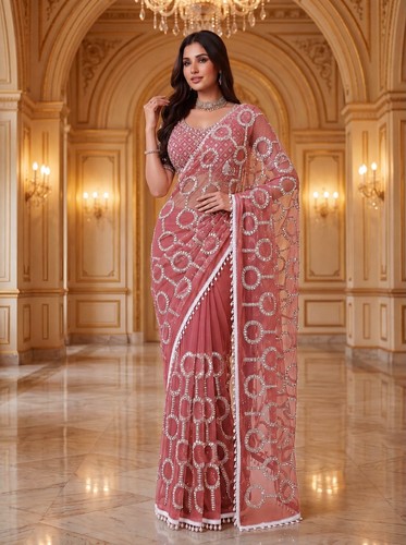 Intricately bidds sari - intricately,